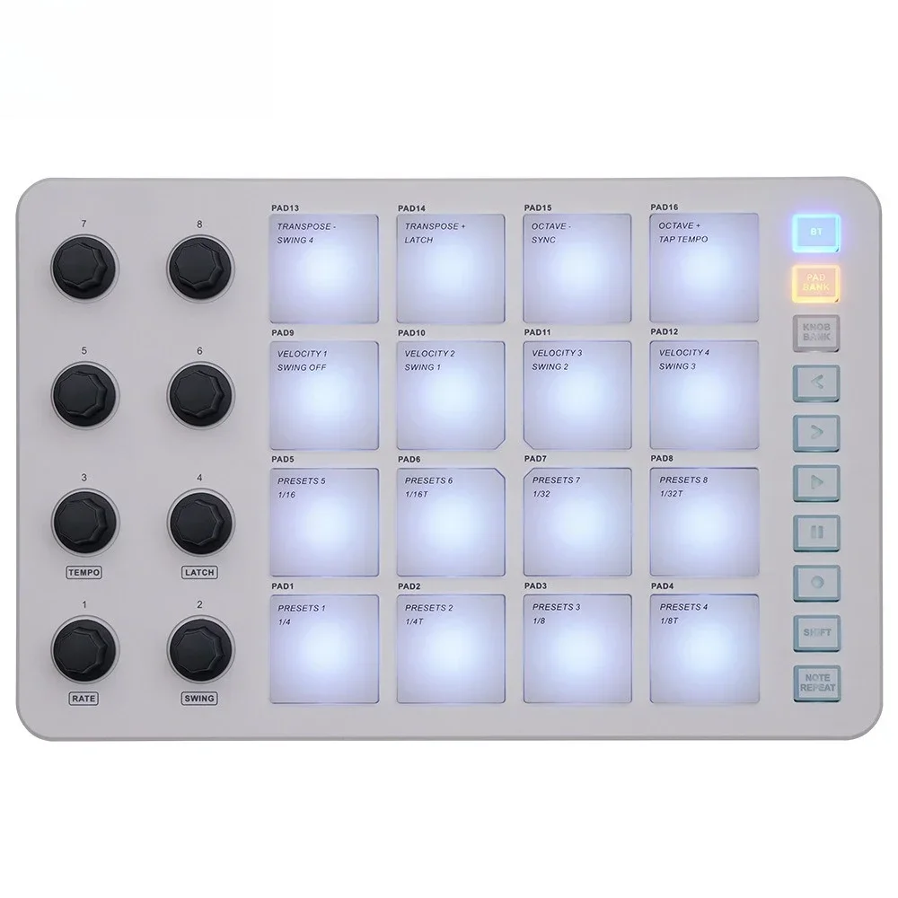 وحدة تحكم سترايك باد RGB بإضاءة خلفية سترايك باد MIDI لوحة مفاتيح أمازون