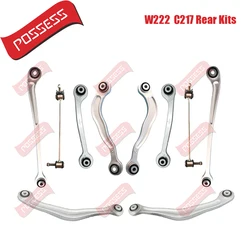 10 Pieces Rear Suspension Control Arm Stabilizer Link Kits For Mercedes Benz S-Class W222 X222 C217 2013-2020