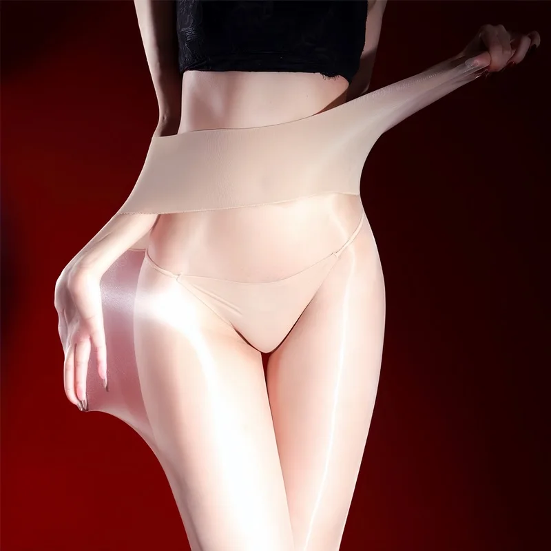 Men and women 720-needle high-density seamless deep-crotch Aurora stockings, 1D lip gloss, ultra-thin, silky smooth, plus-size,