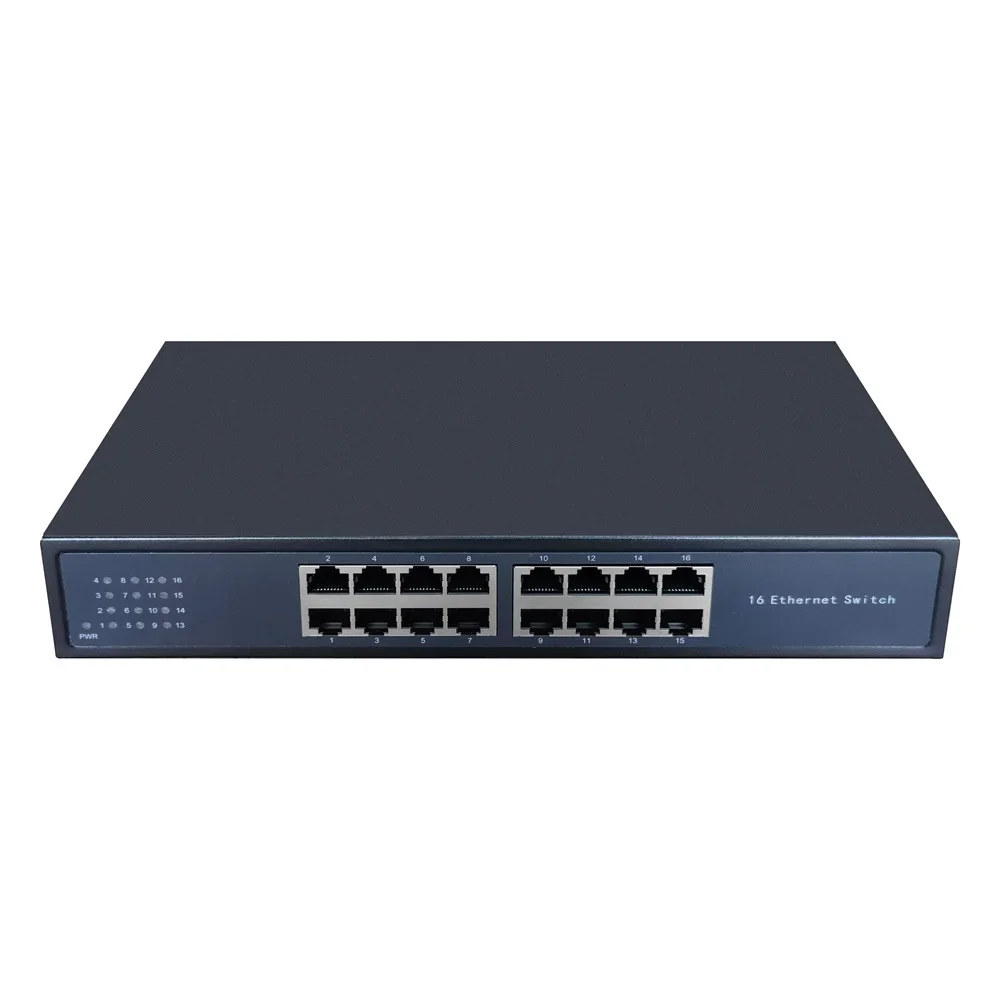 

EWIND 16 Port Ethernet Switch 100/1000Mbps Network Switch Full-Duplex Gigabit Switch for IP Camera/Wireless AP AI Smart Switch