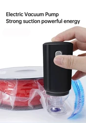 BIGTREETECH-Bomba De Vácuo Elétrica, Sucção Forte, Energia Poderosa, USB Recarregável, Armazenamento De Alimentos, Saco De Zíper, Filamento Impressora 3D