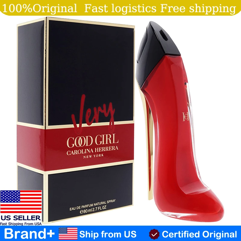 

Carolina Herrera Very Good Girl EDP Spray Women 2.7 Oz Hair and Body Spray Birthday Gift Long Lasting Fragrance Cologne Portable