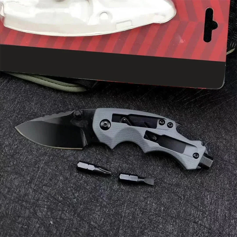 

Hot Sale KS Shuffle 8720 Folding Knife 8Cr13Mov Blade Nylon Fiberglass Handle Outdoor Hunting Combat Survival Pocket Knife