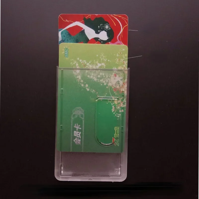 Transparent Frosted Working Permit Case Exhibition ID Tag Card Covers Hard PC Plastic Pass Work Card Badge Holder Sleeve