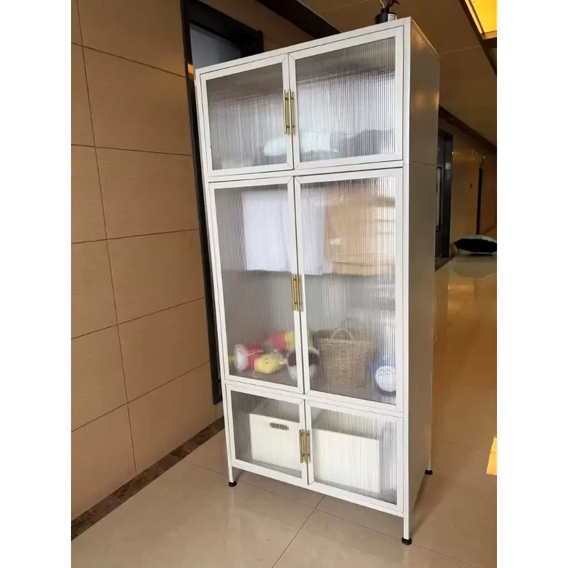 High-quality metal frame enclosed lockers, tidy home storage boxes, suitable for living rooms and offices, making homes tidy
