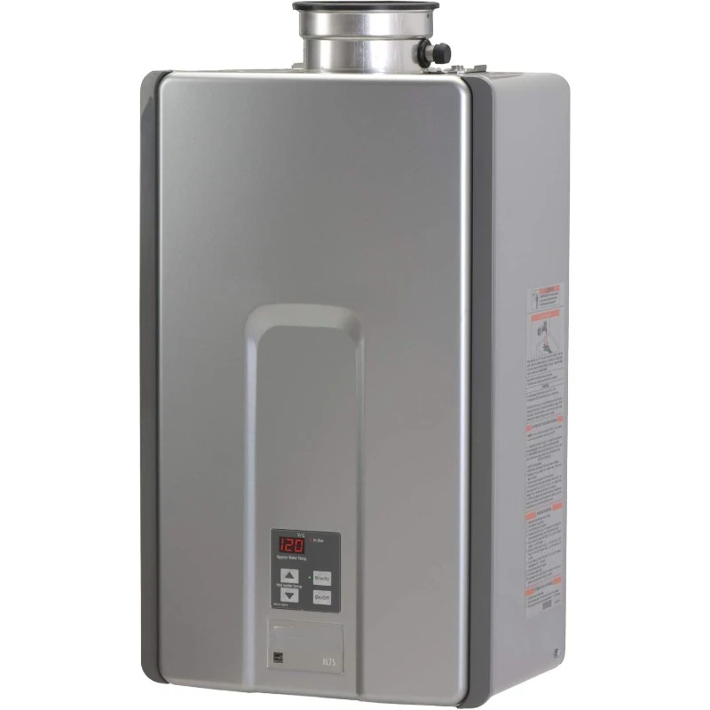 

RL75IP Tankless Hot Water Heater, 7.5 GPM, Propane, Indoor Installation