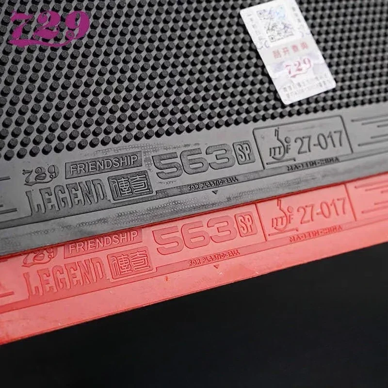 الصداقة 729 مضرب تنس الطاولة المطاط ورقة قصيرة Pips تنس الطاولة المطاط متوسطة لينة مع 1.5/1.8 مللي متر الإسفنج ITTF المعتمدة