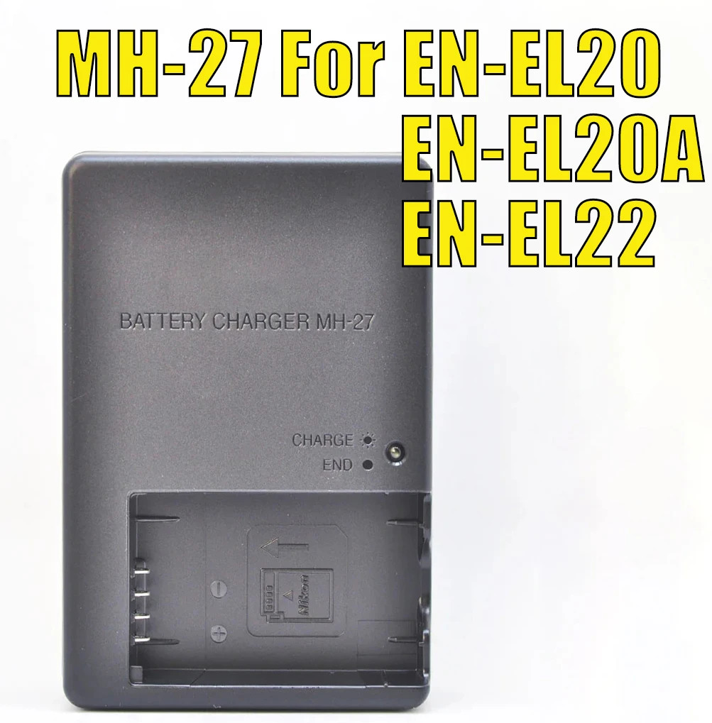 

Genuine MH-27 MH27 battery charger For Nikon EN-EL20 Nikon 1 J1, 1 J2, 1 J3, 1 V3, 1 S1,1 AW1