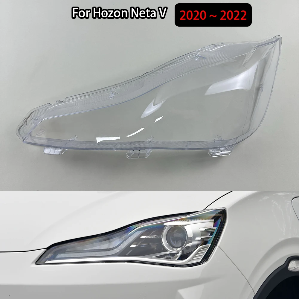 

For Hozon Neta V 2020 2021 2022 Headlight Transparent Cover Lampshade Head Lamp Headlamp Shell Lens Plexiglass