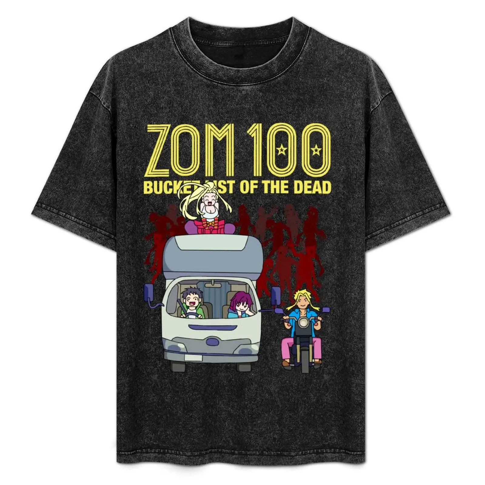 

Zom 100: Bucket List of the Dead T-Shirt Big Size Short Sleeve Casual Top