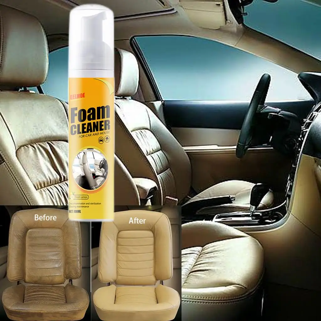 30ml 100ml Foam Cleaner Ceiling Leather Flannel Clean Tools Multifunctional Foam Cleaner Car Interior Seat Home Cleaning tool