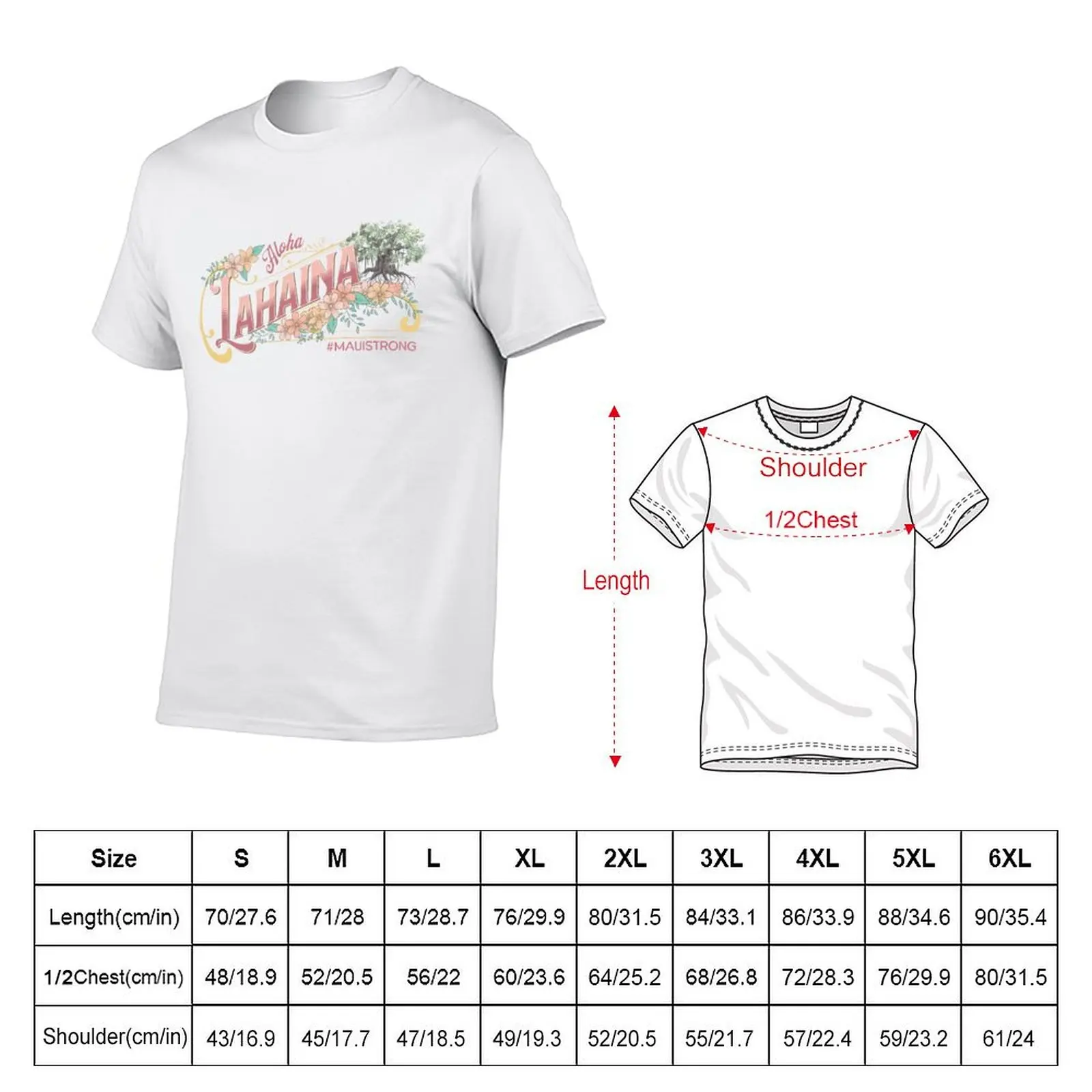 Lahaina Banyan Maui Strong T-Shirt man t shirt cotton t shirt personalised T-Shirt