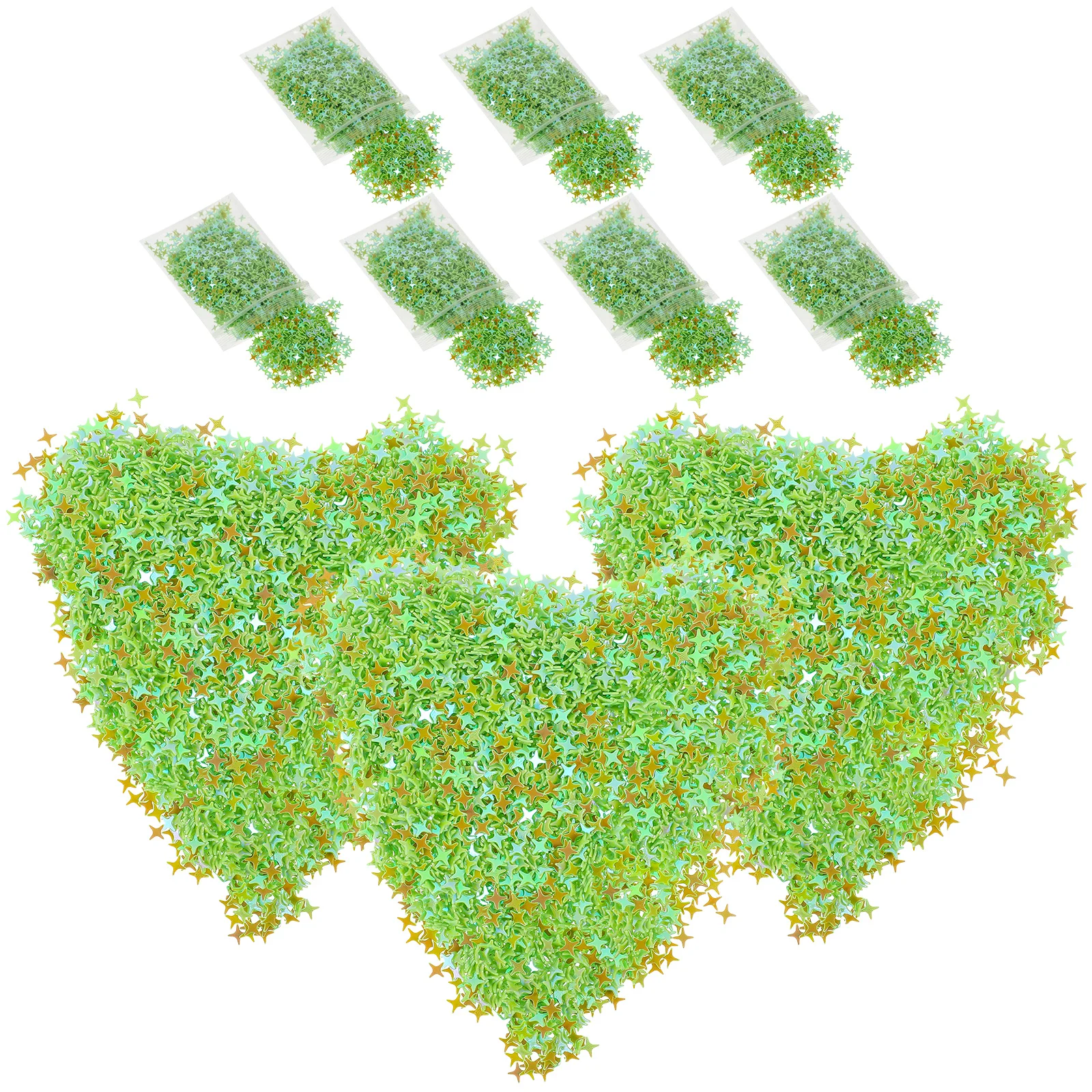 

10Packs StarShaped NailGlitter Sequins CraftDecor Supplies NailArt Charm GlitterForNails SequinsForCrafts