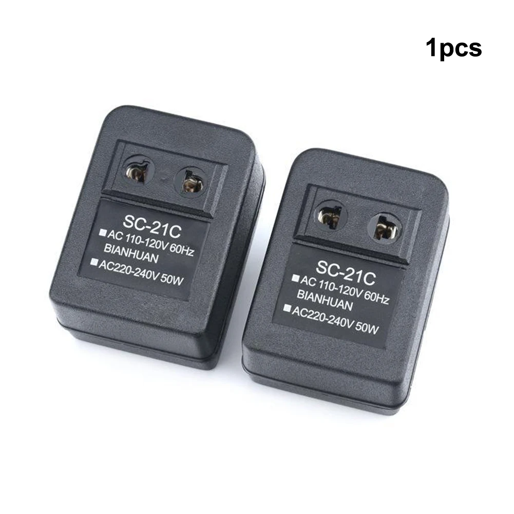 電圧変圧器ステップダウン変圧器トラベルアダプタ 50 ワット米国 AC 220 V に 110 V 電圧コンバータ家庭用電気アダプタ