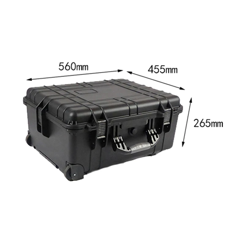 Hard-shell EVA toolbox with wheels (for storage), 560 × 455 × 265 mm