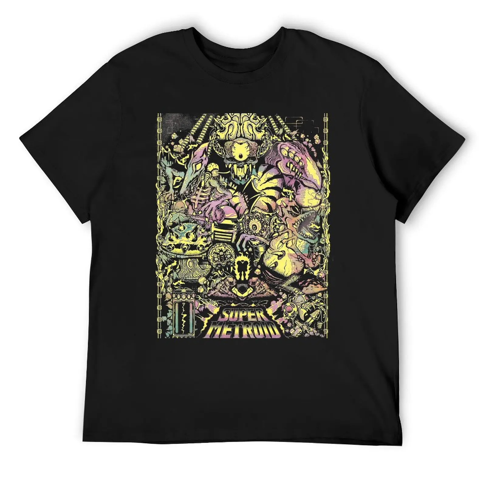 

Super Metroid Legacy - Type A T-Shirt anime figures basketball graphic tees fruit of the loom mens t shirts