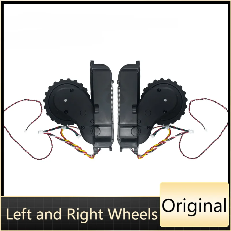 Original Left Right Wheels Accessories for Xiaomi Mijia Mop P STYTJ02YM MVXVC01-JG Viomi V2 Pro Vacuum Cleaner Replacement Parts