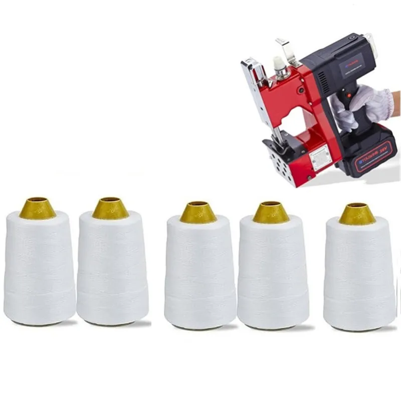 Linha de costura resistente de 6 camadas - Linha de vedação de saco industrial para máquina de saco tecido |   Embalagem de fertilizante/cimento/químico/grãos