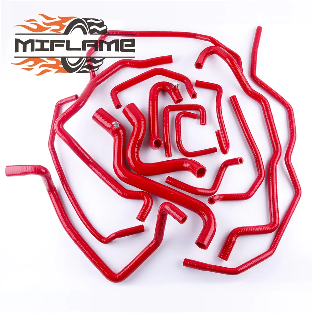 طقم خراطيم تبريد المبرد من السيليكون لرينو 5/R5 GT توربو المرحلة 2 1988-1991 1990 1989 #3