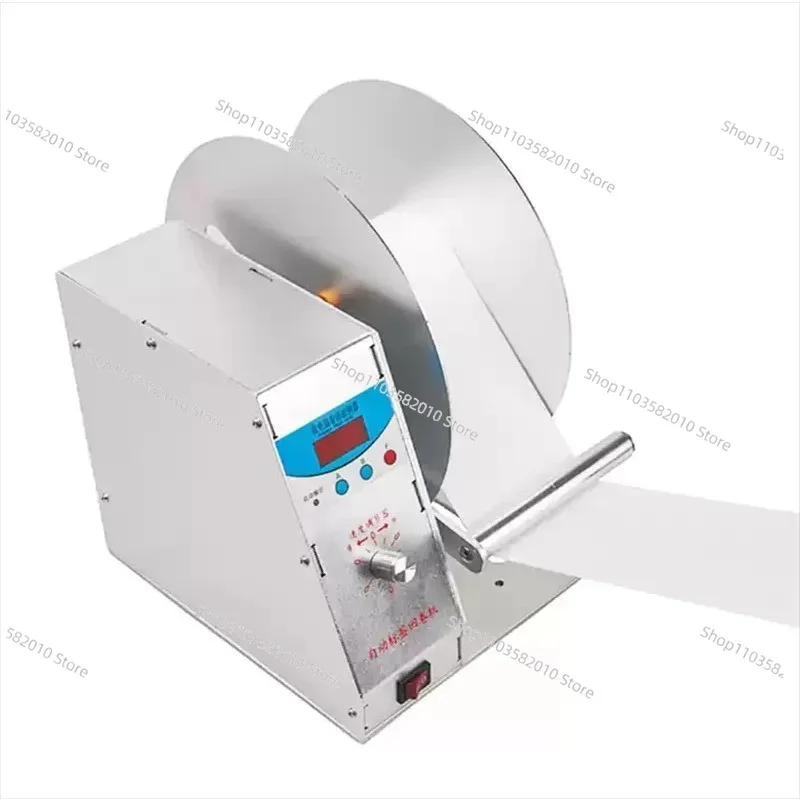 Barcode Label Rolling Sticker Rewinding Machine Automatic Label Re-Winder Rewinder Labeling Machine