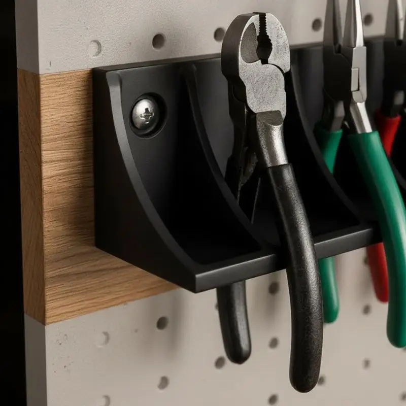 1 Set Wall-Mounted Pliers Organizer Tool Rack Workshop Small Parts Organizer