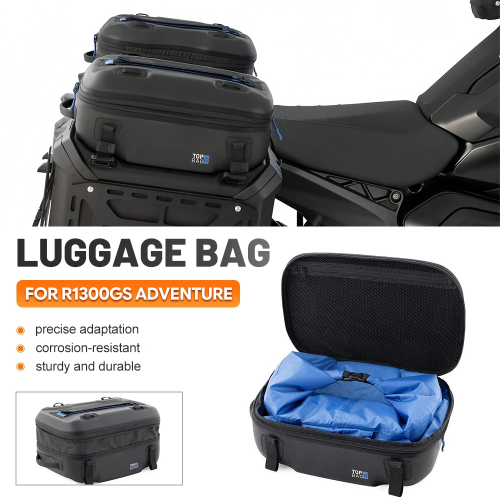 EVA Hard-Shell Pressure-Resistant and Waterproof Motorcycle Bag for R1300GS Adventure 2024-2026, Quick-Release Travel Storage Ba
