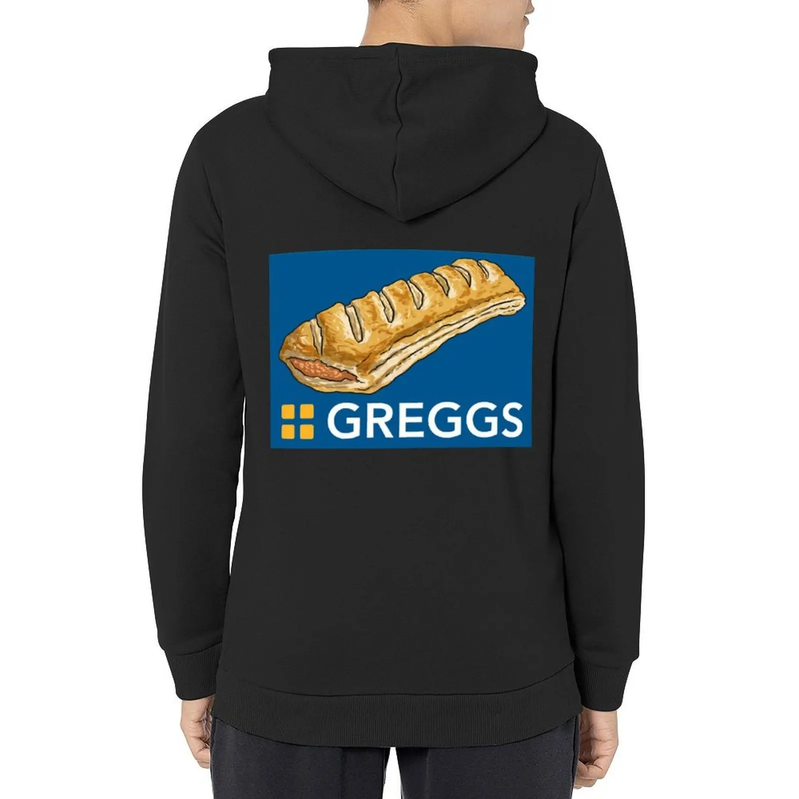 شعار GREGGS مع قلنسوة لفة السجق ملابس الخريف الكورية بلوزة الرجال معطف الملابس الجمالية هوديس للرجال جودة عالية