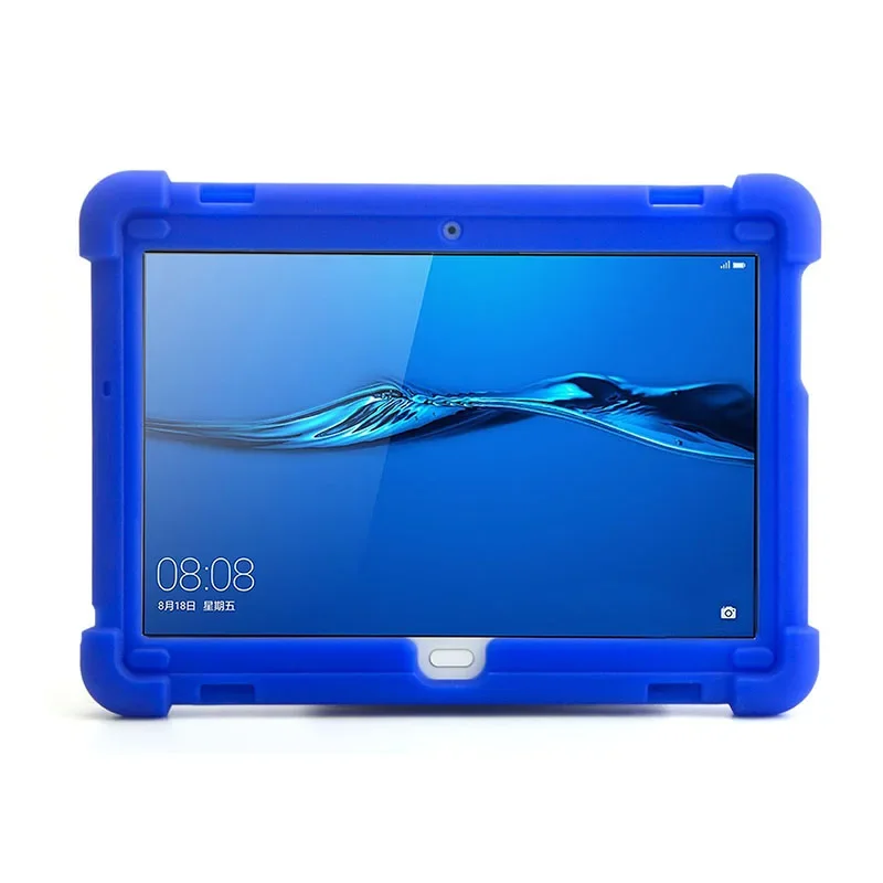 

MingShore For Huawei MediaPad M3 Lite 10 Tablet BAH-W09 BAH-AL00 Tablet Shockproof Rugged Silicone Case