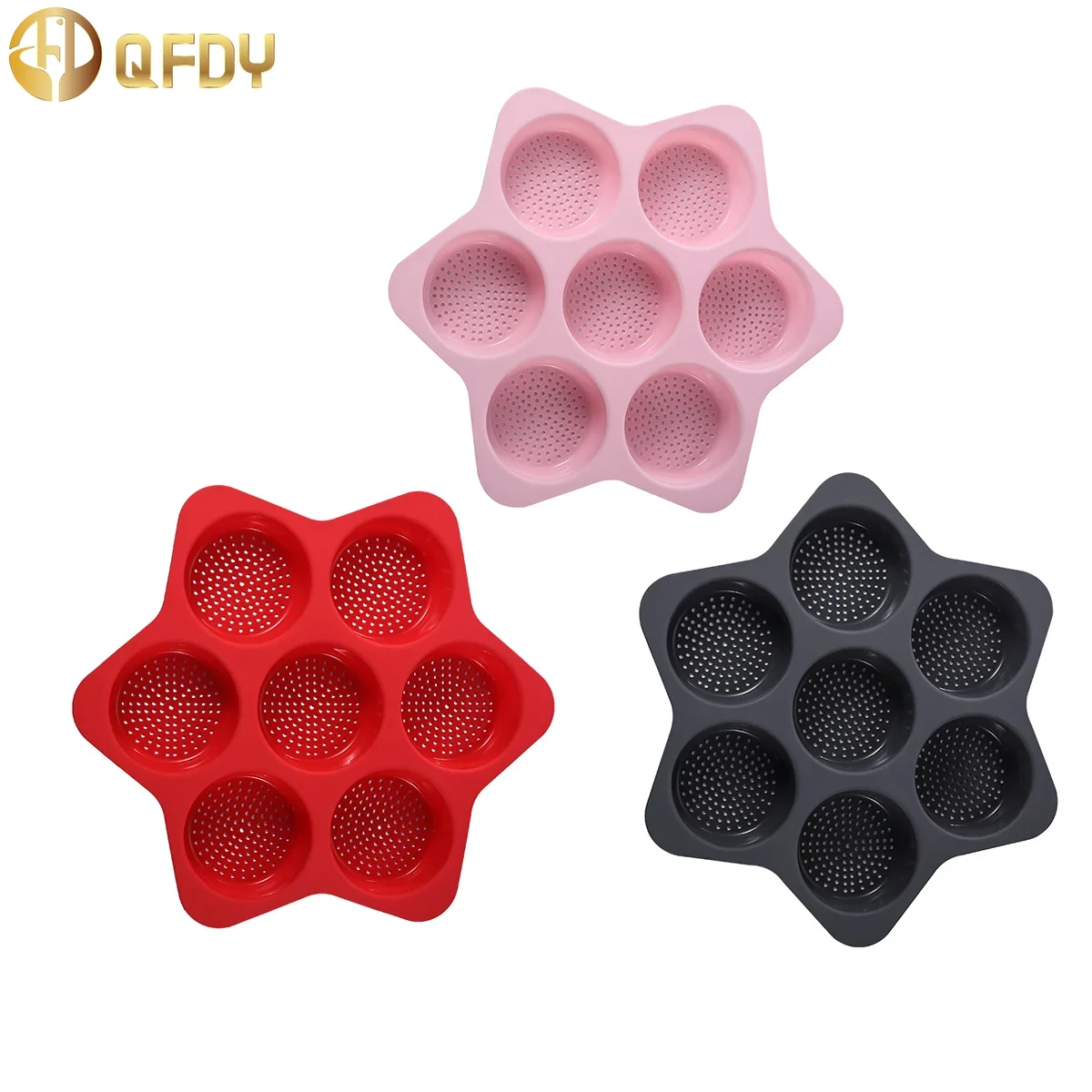 

Baking Mold Hamburg Bread Food Mould Grade Baguette Bake Tray Silicone Anti-scalding Non-stick Oven Tool Kitchen Accessories