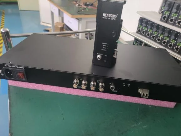 

LC 1 channel bidi direction 12G sdi video for black magic camera dual fiber lc 10km Fiber Optic Converter extender transmitter