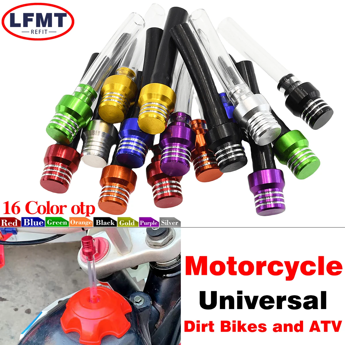 

CNC Fuel Tank Air Vent Gas Cap Oil Vent For Motorcycle Motocross EXC EXCF SXF SXS XC XCR XCW XCF XCRF CRF PRO YZ YZF WR KXF ATV