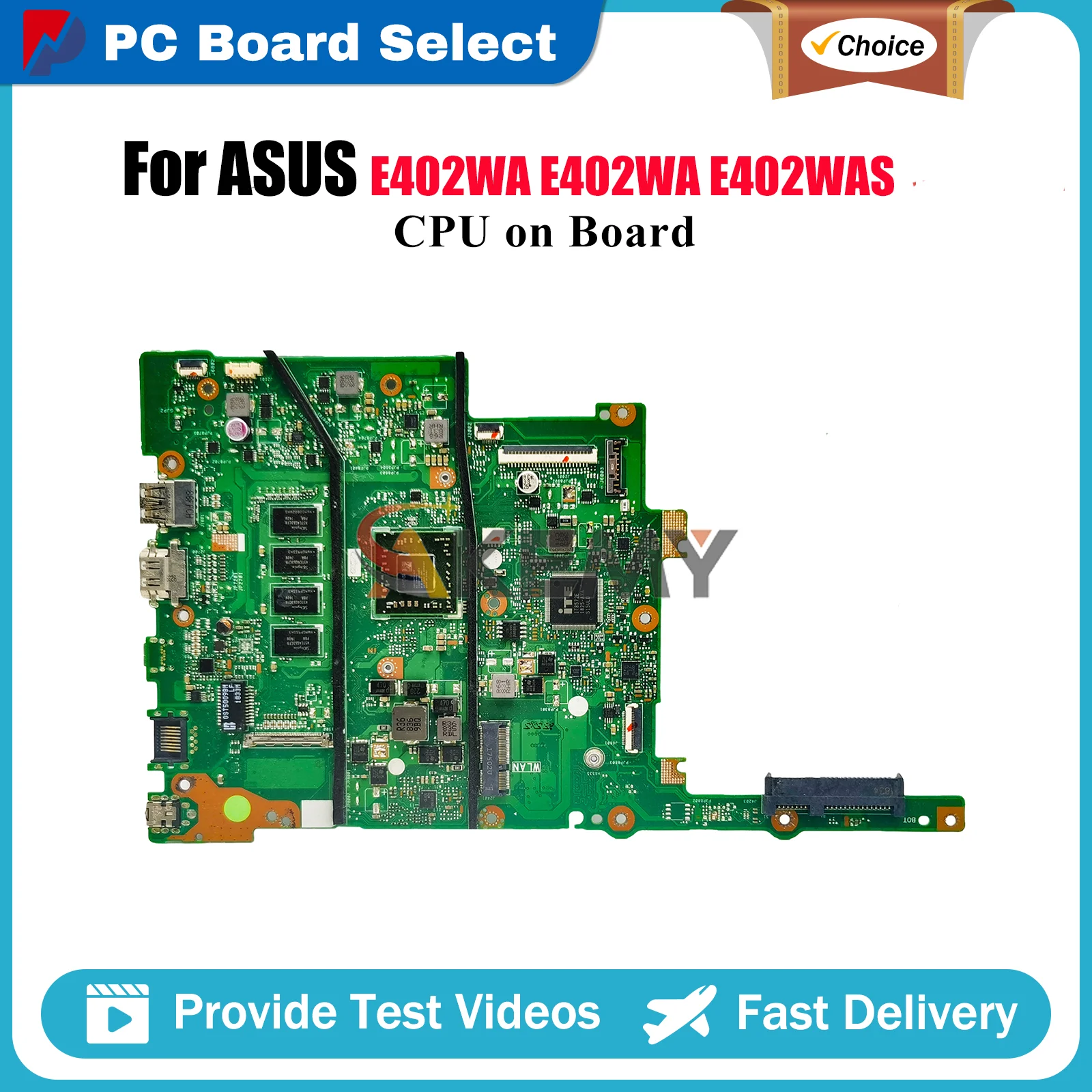 

E402WA Материнская плата для ноутбука ASUS EeeBook E402WAS E402W E402WA Материнская плата для ноутбука с процессором 100% тестирование ОК быстрая доставка stk