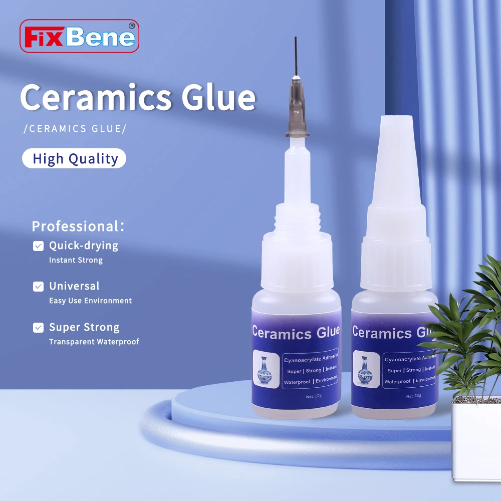 

Instant Ceramic Super Glue Professional Clear Strong Liquid Adhesive Bond Glass Rhinestone Metal Wood Craft Cyanoacrylate Rubber