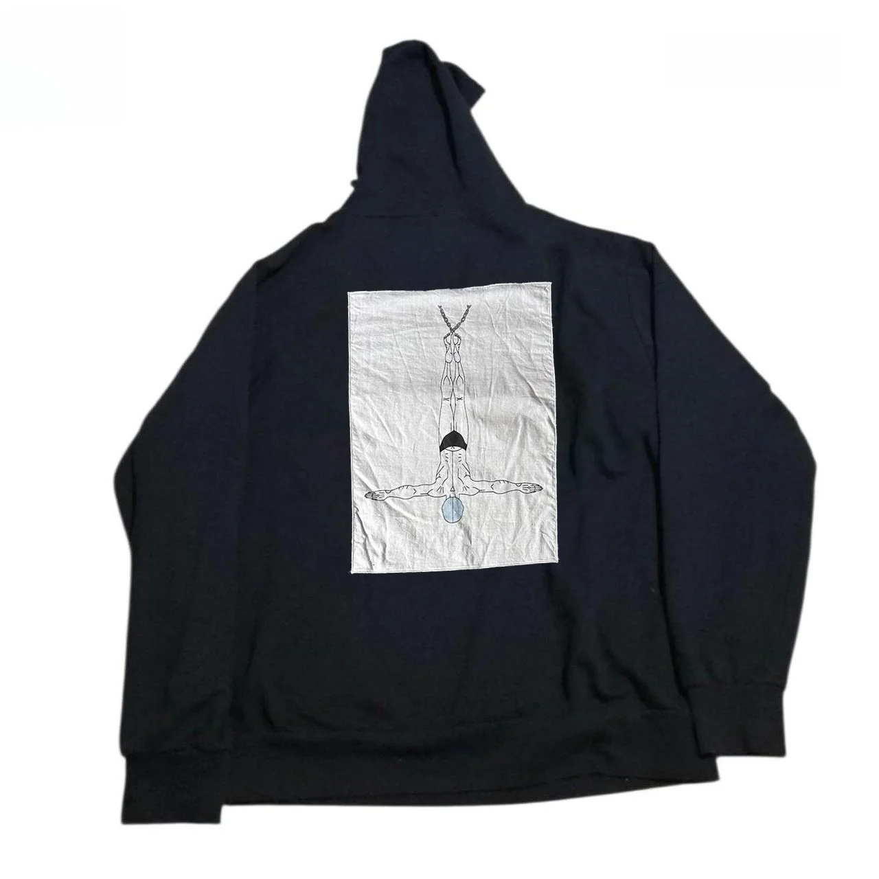 

Ретро-худи в стиле пэчворк ручной работы, очень плотный, из чистого хлопка, в стиле субкультуры, повседневная толстовка для подростков и...