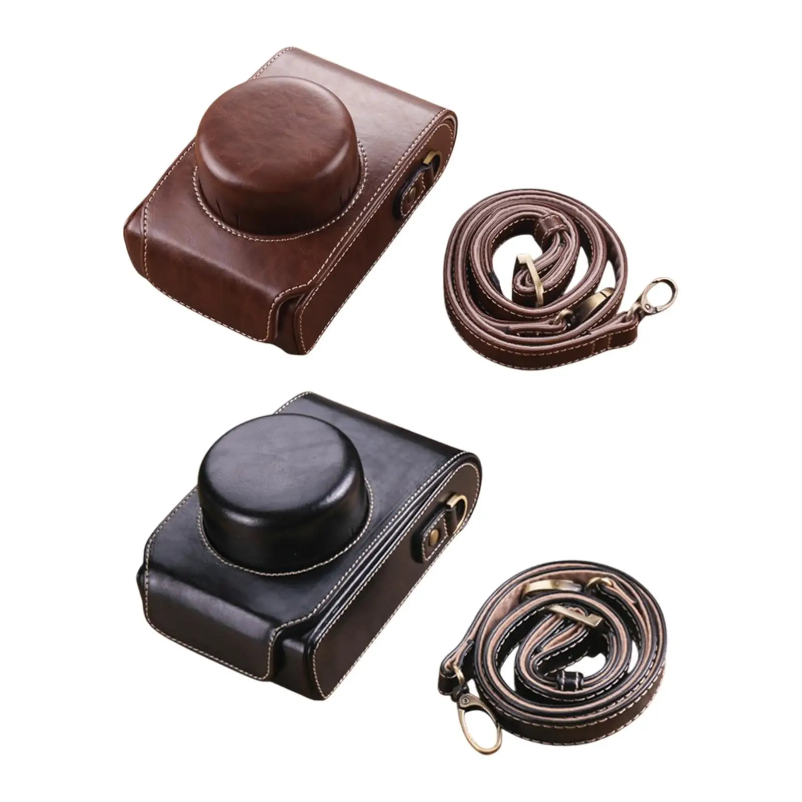 Bolsa de transporte para câmera, uso de viagem, capa de couro PU para câmera x100F D-lux7 XE4