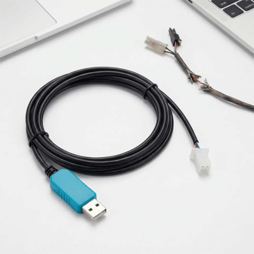 USB to TTL RS232 Upgrade Cable Sensitive Serial Port Programming Wire USB Cable for VOTOL Controller Communication