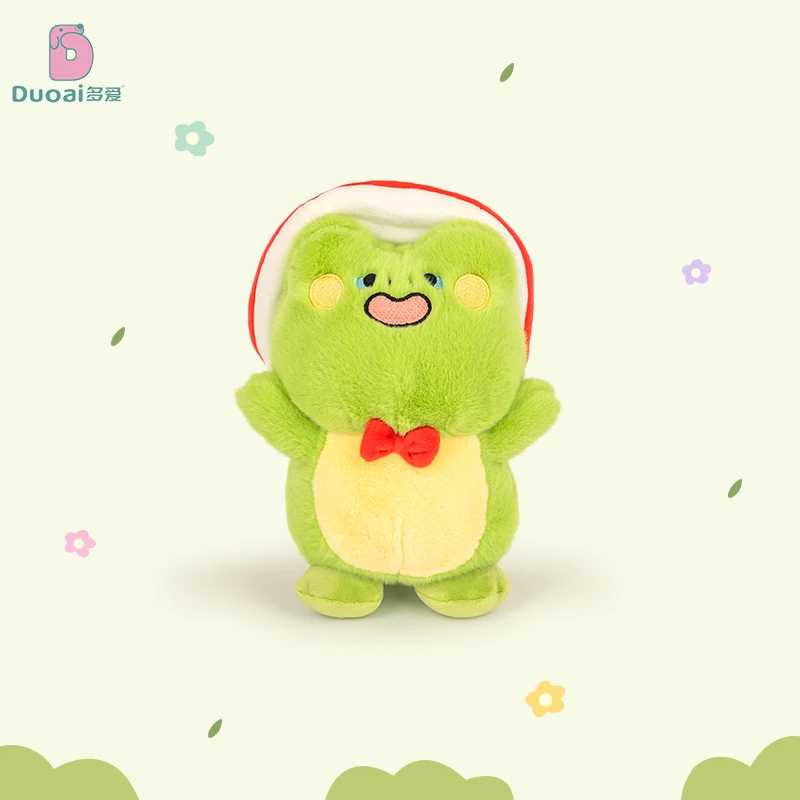 20cm Kawaii Changeable Frog Plush Doll Rainbow Mushroom Diamond Ring Rose Love Frog Animal Super Soft Plush Toy Home Design