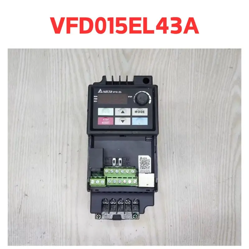 

second-hand inverter VFD015EL43A Test passed Fast Shipping