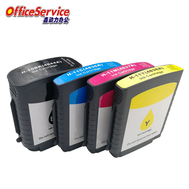 Compatible ink Cartridge for HP10 HP11 HP 10 11, For Designjet 110 100plus 1200dn 2250tn 2280 2600 2300 2200 9120 9130 printer