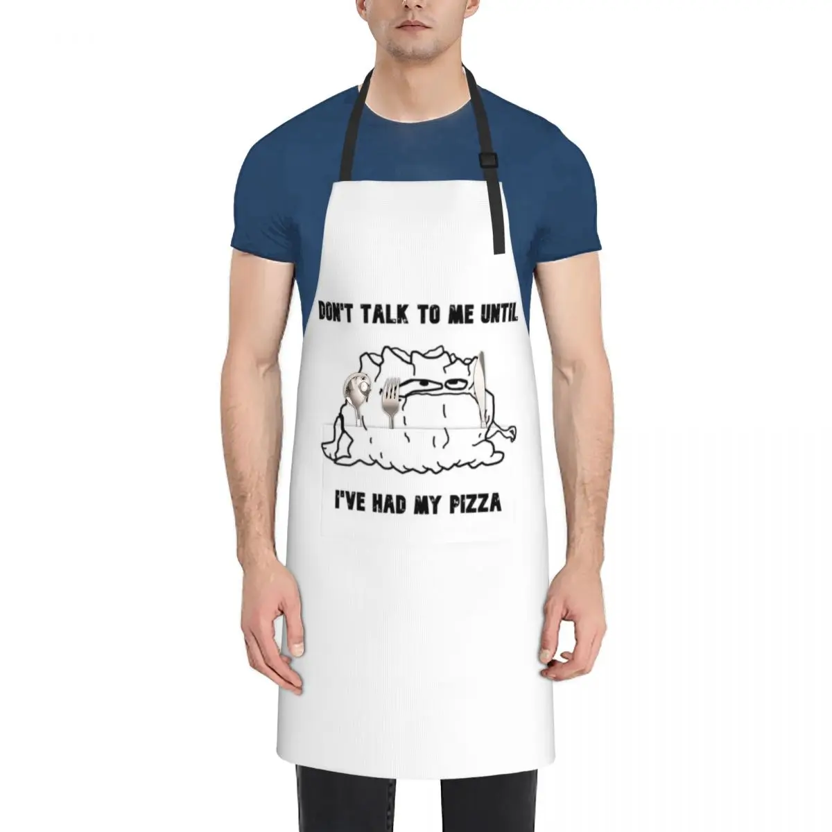 

Don't Talk To Me Until I've Had My Pizza Apron Kitchen Special Accessories carpenter For Women Kitchen Apron