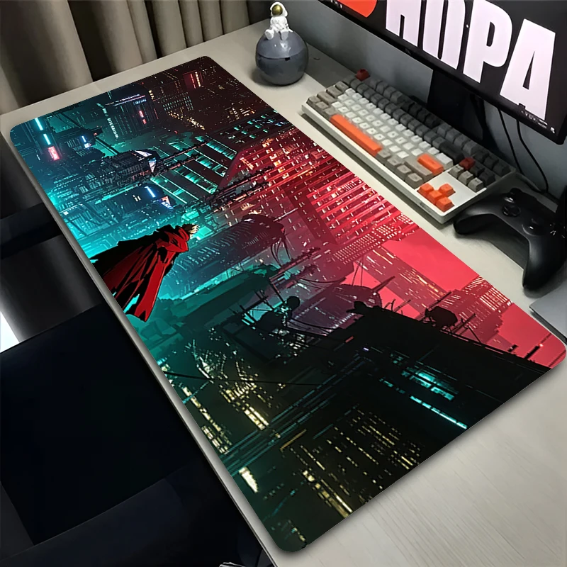 Rubber Mouse Pad Large xxl E-sports Gamer Mat T-Trigun S-Stampede Anime Desk Mat Colorful Gaming Keyboard Pad Computer Mausepad