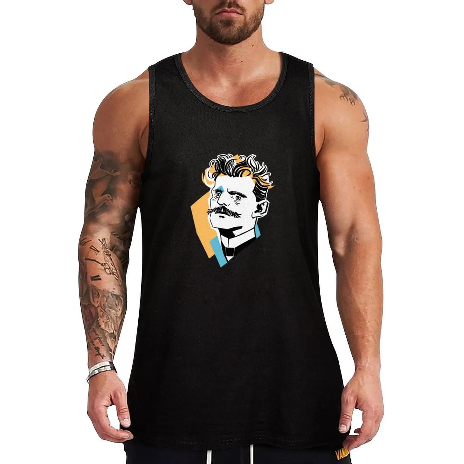 Jean Sibelius Tank Top Athletic Fit Tank Top Quick Dry Training Sleeveless