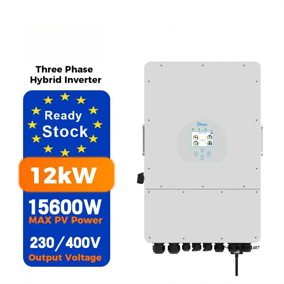 Deye Sun-8K-Sg04Lp3-Eu Sun-12K-Sg04Lp3-Eu Sun 8K Sg04Lp3 Eu Three Phase Solar Hybrid Inverter 5Kw 8Kw 10Kw 12Kw