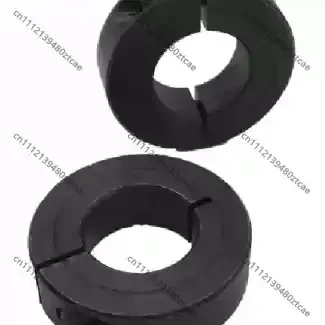 Carbon Steel Split Shaft Stop Collar, Open Type Clamping Locating Ring Machinery Replacement Parts
