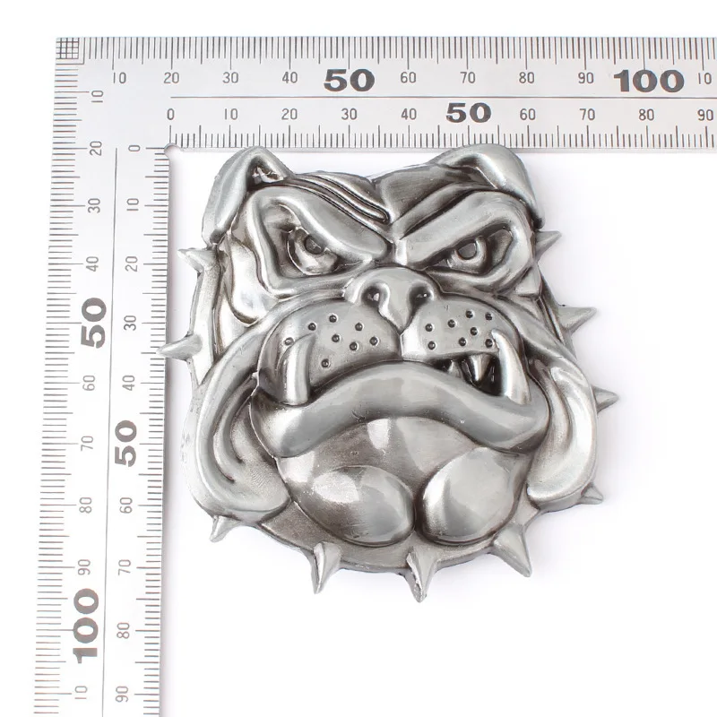 Bulldog Belt Buckle Handmade Homemade Leash Accessories Belt DIY