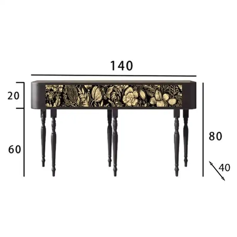 

Классический винтажный консольный столик, косметический дисплей, эстетический консольный столик для прихожей, дизайн гостиной, мебель Woonkamer Tafel