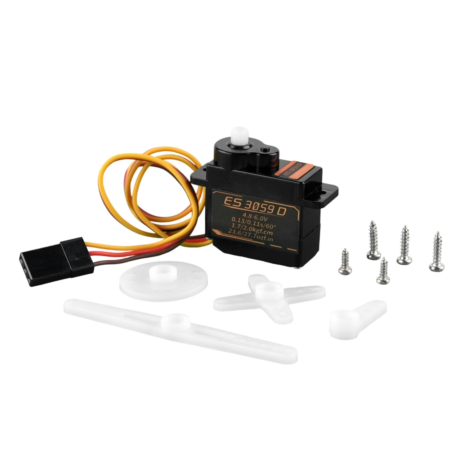Novo emax es3059d 9g mini servo motor digital es3059md micro servos peças diy para helicópteros rc robô modelo de avião