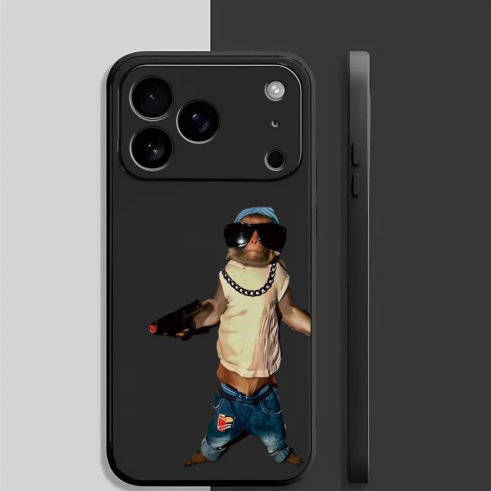 

Милый чехол для телефона с обезьянкой для iPhone 17 Pro Max/17 Pro/17/16/15/14/13/12/11/Pro/Plus – модный подарок для друзей, эстетичный чехол для телефона