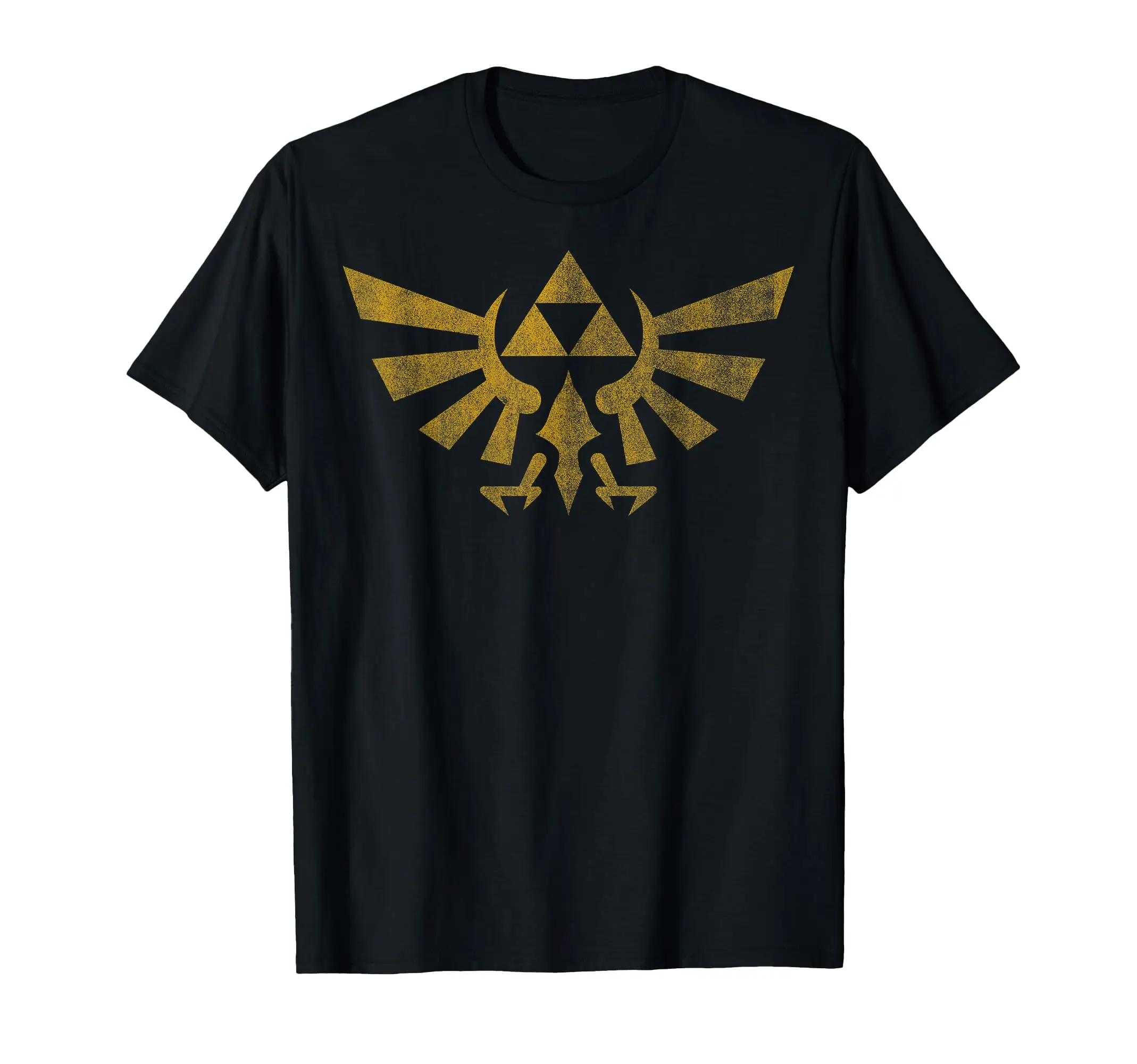 Legend Of Zelda Royal Crest Badge T-Shirt Classic Logo T Shirt and Stickers, Unisex Adult T Shirt Collection