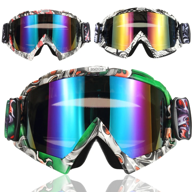 

BSDDP Motocross Goggles Cross Country Skis Snowboard ATV Mask Oculos Gafas Motocross Motorcycle Helmet MX Goggles Glasses